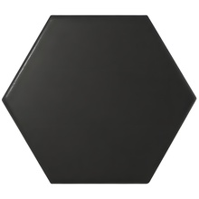 Equipe Scale 21909 Hexagon Black Matt wall tile 10,7x12,4 cm, Spain, stone  - photo 1 - photo 1