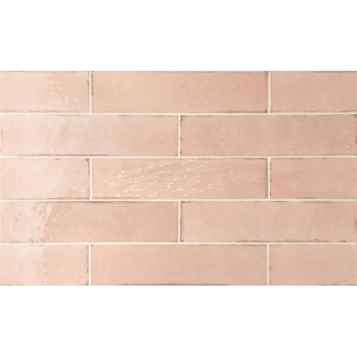 Equipe Tribeca С000499555 26878_Tea_rose_highgloss porcelain tile 6x24,6 cm, Spain - photo 1 Equipe Tribeca С000499555 26878_Tea_rose_highgloss porcelain tile 6x24,6 cm, Spain - photo 1