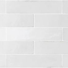 Equipe Tribeca 26871 Gypsum White porcelain tile 6x24 cm, Spain, none - photo 1 - photo 2