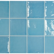 Equipe Village 25625 Azure Blue 13.2 wall tile 13,2x13,2 cm, Spain, stone  - photo 1 - photo 2