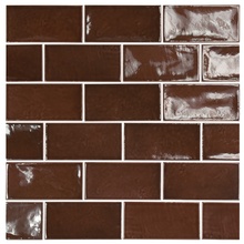 Equipe Village 25627 Walnut Brown 6.5 wall tile 6,5x13,2 cm, Spain, stone  - photo 1 - photo 2
