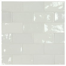 Equipe Village 25588 White 6.5 wall tile 6,5x13,2 cm, Spain, stone  - photo 1 - photo 2