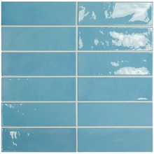 Equipe Village 25651 Azure Blue wall tile 6,5x20 cm, Spain, stone  - photo 1 - photo 2