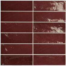 Equipe Village 25650 Aubergine wall tile 6,5x20 cm, Spain, stone  - photo 1 - photo 2