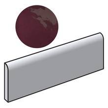 Equipe Village 25693 Bullnose Aubergine baseboard 6,5x20 cm, Spain, stone  - photo 1 - photo 1