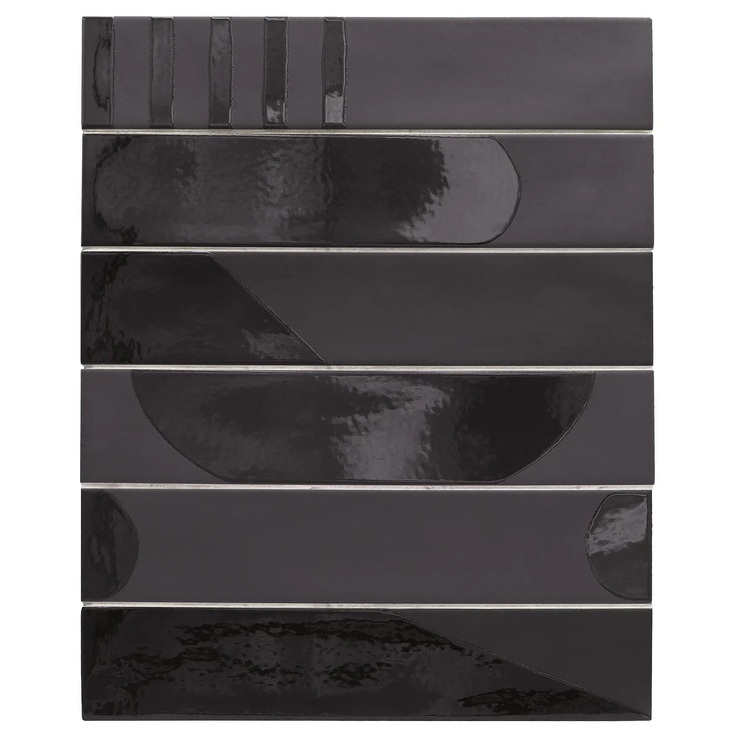 Equipe Wadi С000573745 30174_DecorNoir porcelain tile 6x30 cm, Spain - photo 1 Equipe Wadi С000573745 30174_DecorNoir porcelain tile 6x30 cm, Spain - photo 1