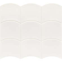 Equipe Wave 28838 White wandtegel 12x12 cm, Spanje, steen  - foto 1 - foto 1