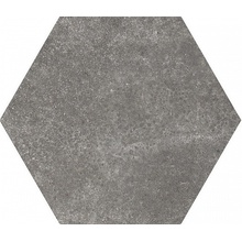 Equipe Hexatile 22094 Cement Black porcelain tile 17,5x20 cm, Spain, concrete  - photo 1 - photo 1
