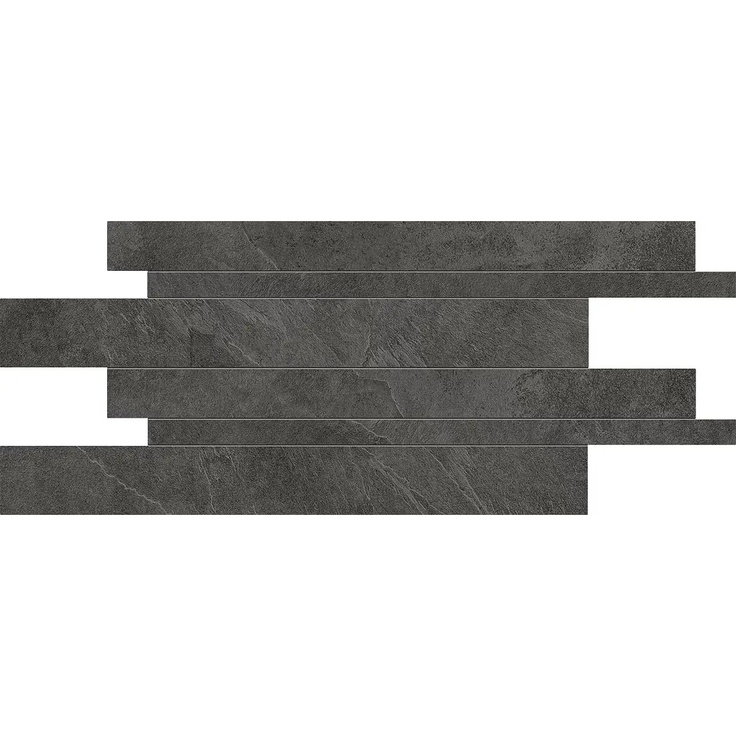 Ergon Cornerstone С000413039 E2SN_30X60Mos.Lis.SlateBlackRetl Mosaico 30x60 cm, Italia, pizarra (andesita) - foto 1 Ergon Cornerstone С000413039 E2SN_30X60Mos.Lis.SlateBlackRetl Mosaico 30x60 cm, Italia, pizarra (andesita) - foto 1
