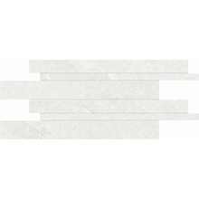 Ergon Cornerstone С000571377 EJ5X_30X60Mos.Lis.SlateWhiteRetL Mosaik 30x60 cm, Italien, schiefer (andesit) - Foto 1 - Foto 1