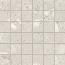 Ergon GemmaStone С000627629 ENSU_30X30GemmastoneGemmaGiantMosaico5X5GreigeSilktech Mosaic 30x30 cm, Italy, other types of stone - photo 1 - photo 1
