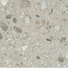 Ergon Lombarda EM8Z Cenere Mix Naturale Rett keramisch graniet 60x60 cm, Italië, terrazzo - foto 1 - foto 1
