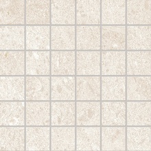 Ergon Matera Stone С000617244 ENHD_30X30MateraStoneNeutraMosaico5X5WhiteSilktech Mosaic 30x30 cm, Italy, other types of stone - photo 1 - photo 1