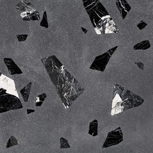 Ergon Medley EH8S Dark Grey Rock gres porcelanato 60x60 cm, Itália, efeito pedra  - foto 1 - foto 1