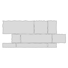 Ergon Oros Stone EL9T Multi Prestige Brecciato Anthracite Set 9 Pcs porcelain tile 60x130 cm, Italy, stone  - photo 1 - photo 1