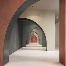 Ergon Pigmento 30x60, ongeglazuurd keramisch graniet, Italië, beton - interieurfoto 1 - foto 2