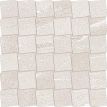 Ergon Stone Talk EDRE Dado Martellata White Naturale Mozaïek 30x30 cm, Italië, mozaieklook - foto 1 - foto 1
