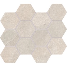 Ermes Ark С000603910 PF00019466_30X34 ARK CORDA SPZ MOS.ESAGONO Mosaico 30x34 cm, Itália, outros tipos de pedra - foto 1 - foto 1