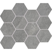 Ermes Ark С000603912 PF00019465_30X34 ARK PIOMBO SPZ MOS.ESAGONO Mosaico 30x34 cm, Itália, outros tipos de pedra - foto 1 - foto 1