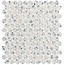 FAP Glim С000593901 fRUB_GlimGemmeAzzurroRoundMosaicoMatt Mosaic 29,5x32,5 cm, Italy, terrazzo - photo 1