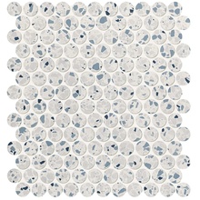 FAP Glim С000593901 fRUB_GlimGemmeAzzurroRoundMosaicoMatt Mosaico 29,5x32,5 cm, Itália, terrazzo - foto 1 - foto 1