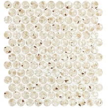 FAP Glim С000593855 fRO8_GlimGemmeBeigeRoundMosaicoMatt Mosaico 29,5x32,5 cm, Itália, terrazzo - foto 1 - foto 1