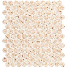 FAP Glim С000593902 fRUC_GlimGemmeRosaRoundMosaicoMatt Mosaico 29,5x32,5 cm, Itália, terrazzo - foto 1 - foto 1
