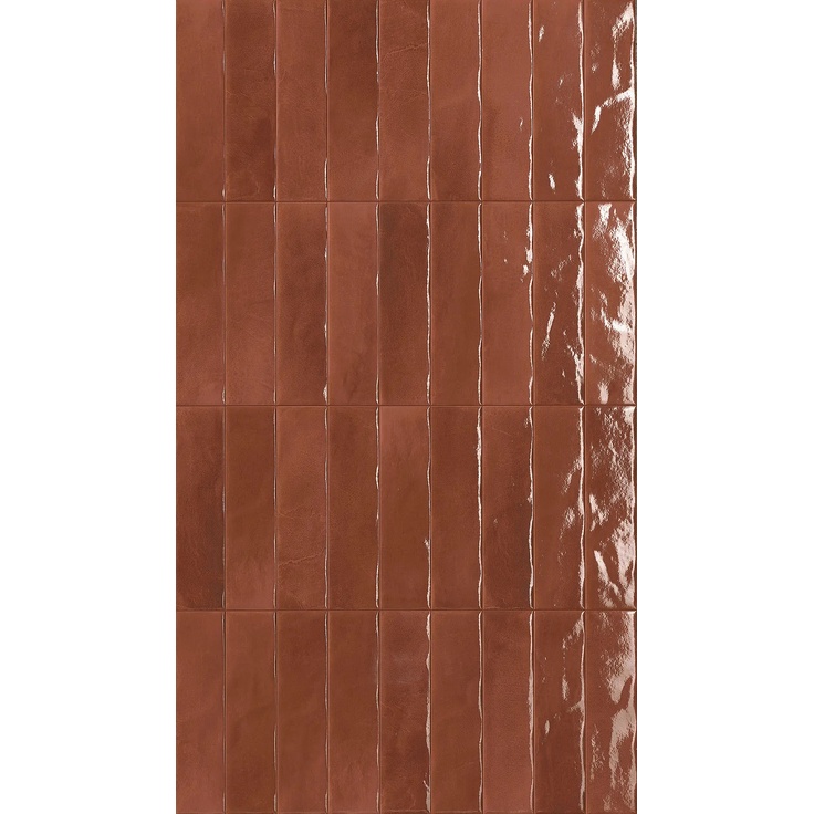 FAP Glim С000593837 fRMW_Glim6X24RossoCuoreBrillante gres porcelánový 6x24 cm, Itálie, cihla - fotografie 1 FAP Glim С000593837 fRMW_Glim6X24RossoCuoreBrillante gres porcelánový 6x24 cm, Itálie, cihla - fotografie 1