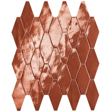 FAP Glim С000593924 fRXE_GlimRossoCuoreRombiMosaicoBrillante Mosaico 31x35,5 cm, Itália - foto 1 - foto 1