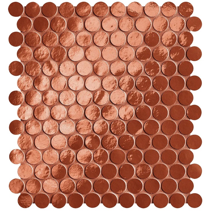 FAP Glim С000593864 fRON_GlimRossoCuoreRoundMosaicoBrillante Mozaika 29,5x32,5 cm, Itálie - fotografie 1 FAP Glim С000593864 fRON_GlimRossoCuoreRoundMosaicoBrillante Mozaika 29,5x32,5 cm, Itálie - fotografie 1