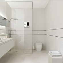 FAP Lumina 25x75, keramik, Italien, monokrom - interiörfoto 1 - foto 2