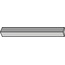 FAP Maku С000337928 fMKC_Maku25GreySpigolo Profile 1x25 cm, Italy, other types of stone - photo 1