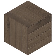 FAP Nest С000420911 fOBB_NestBrownCubeMosaicoMatt Mozaika 37,5x43 cm, Itálie, vzhled dreva - fotografie 1 - foto 1