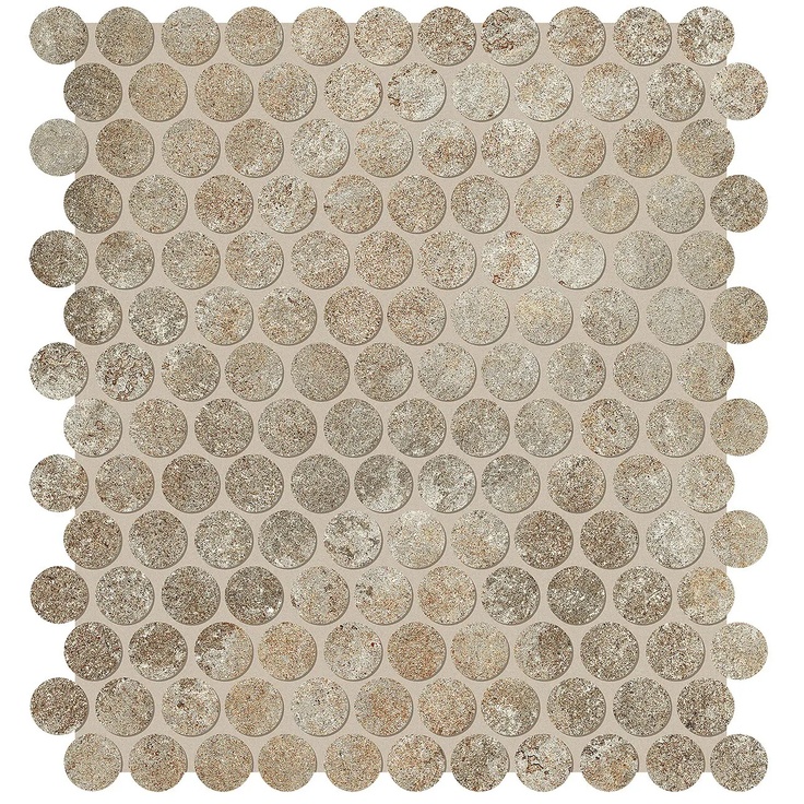 FAP Nobu С000597871 fRVN_NobuSlateGresRoundMosaicoMatt Mozaika 29,5x32,5 cm, Itálie, břidlice (andesit) - fotografie 1 FAP Nobu С000597871 fRVN_NobuSlateGresRoundMosaicoMatt Mozaika 29,5x32,5 cm, Itálie, břidlice (andesit) - fotografie 1