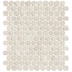 FAP Nobu С000597763 fRNM_NobuWhiteGresRoundMosaicoMatt Mozaika 29,5x32,5 cm, Itálie, další druhy kamene - fotografie 1