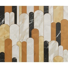 FAP Roma Gold С000553075 fQMV_RomaG.50X120ArchsInsertoMix2 Mozaïek 100x120 cm, Italië, andere soorten marmer - foto 1 - foto 1