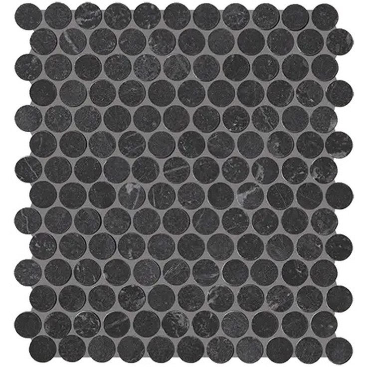 FAP Roma С000311092 fLTP_RomaGrafiteRoundMosaico Mosaic 29,5x32,5 cm, Italy, other types of marble - photo 1 FAP Roma С000311092 fLTP_RomaGrafiteRoundMosaico Mosaic 29,5x32,5 cm, Italy, other types of marble - photo 1
