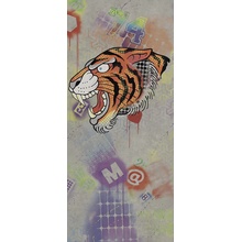Flaviker Hyper С000411194 PF60003188_HYPER DEC.TIGER SILVER 120X270 Dekor 120x270 cm, Italien, under betonen - foto 1 - foto 1