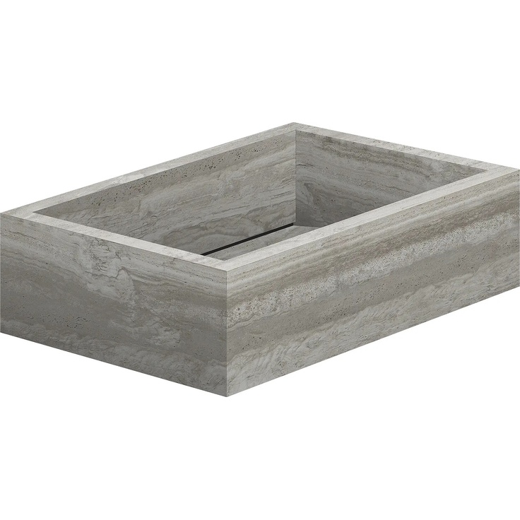 Flaviker Navona 00058BD Grey Vein Ret Vasca Lavabo da appoggio degradè Element specjalny 40x60x20 cm, Włochy, trawertyn - zdjęcie 1 Flaviker Navona 00058BD Grey Vein Ret Vasca Lavabo da appoggio degradè Element specjalny 40x60x20 cm, Włochy, trawertyn - zdjęcie 1