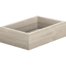 Flaviker Navona С000548977 00058BD_NavonaBoneVeinRet Vasca Lavabo da appoggio degradè Elemento especial 40x60x20 cm, Italia, travertino - foto 1 - foto 1