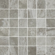 Flaviker Navona С000495672 PF60006596_NavonaMos.GreyVein/Cross30X30 Mosaico 30x30 cm, Italia, travertino - foto 1 - foto 1