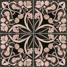 Francesco De Maio Fiori Scuri С000285091 Polvica Manganese_20*20 Azulejo para suelo 20x20 cm, Italia - foto 1 - foto 1
