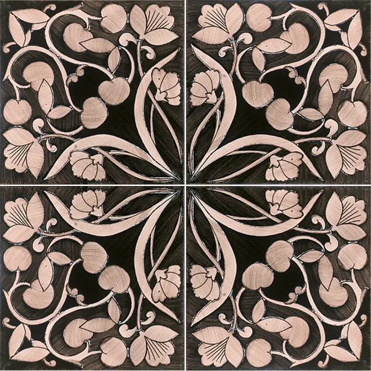 Francesco De Maio Fiori Scuri С000285091 Polvica Manganese_20*20 Floor tile 20x20 cm, Italy - photo 1 Francesco De Maio Fiori Scuri С000285091 Polvica Manganese_20*20 Floor tile 20x20 cm, Italy - photo 1