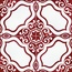 Francesco De Maio Fiori Scuri С000285042 Benincasa Rosso_20*20 Floor tile 20x20 cm, Italy - photo 1