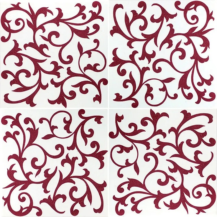 Francesco De Maio Fiori Scuri С000285045 Caparrina Rosso_20*20 Floor tile 20x20 cm, Italy - photo 1 Francesco De Maio Fiori Scuri С000285045 Caparrina Rosso_20*20 Floor tile 20x20 cm, Italy - photo 1