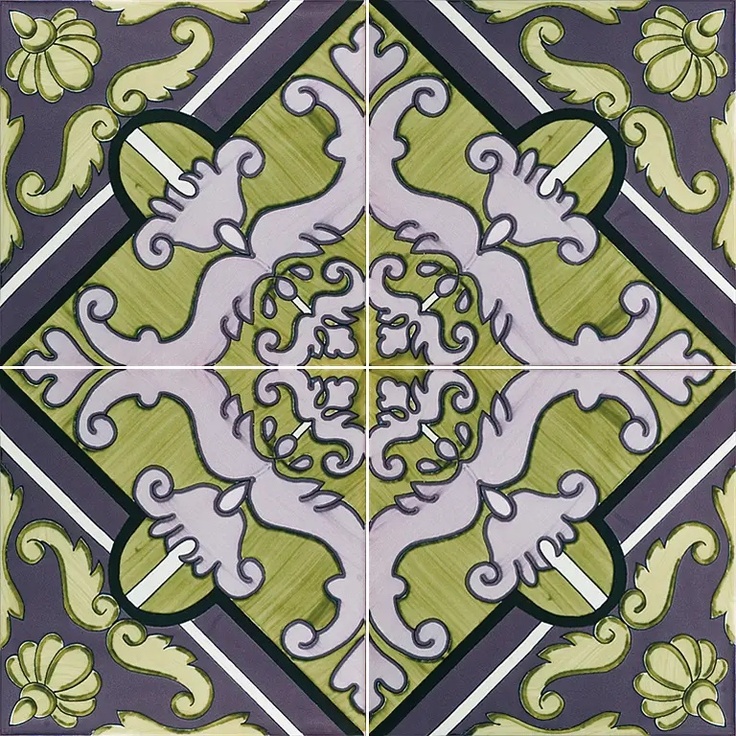 Francesco De Maio Fiori Scuri С000285081 Pastena Verde marcio, Prugna_20*20 Floor tile 20x20 cm, Italy - photo 1 Francesco De Maio Fiori Scuri С000285081 Pastena Verde marcio, Prugna_20*20 Floor tile 20x20 cm, Italy - photo 1