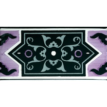 Francesco De Maio Fiori Scuri Iaconti Nero/Lilla/Grigio azulejo de parede 20x20 cm, Itália - foto 1 - foto 1