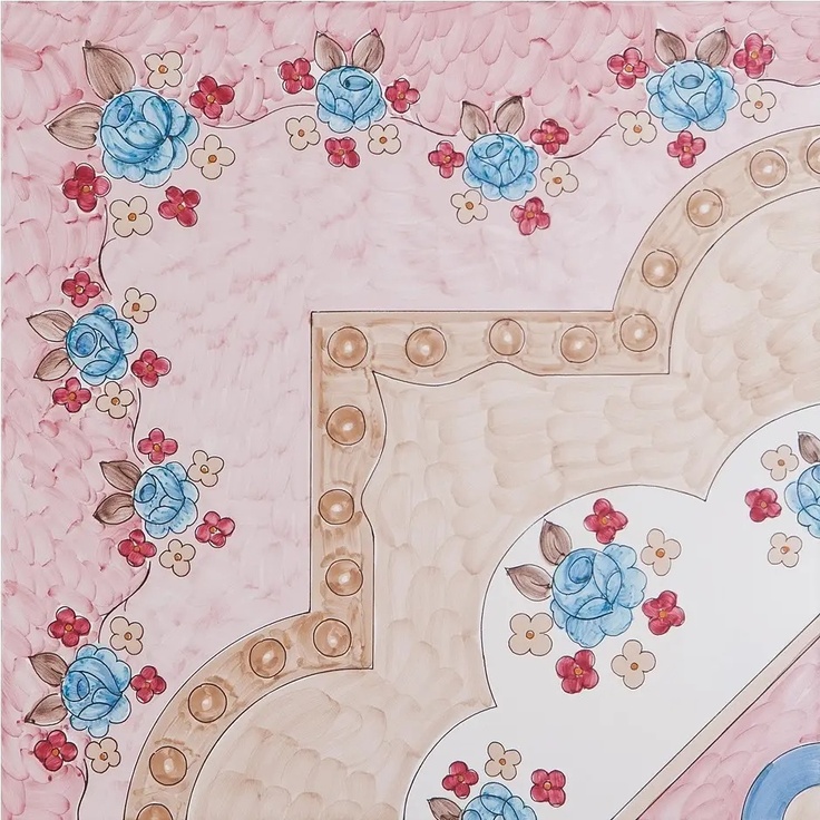 Francesco De Maio Foulards С000285335 Elizabet Floor tile 53x53 cm, Italy - photo 1 Francesco De Maio Foulards С000285335 Elizabet Floor tile 53x53 cm, Italy - photo 1