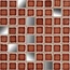 Francesco De Maio Luna Chiena С000285062 LunaChiena Bruno rosso Mosaico_20*20 Mosaic 20x20 cm, Italy - photo 1