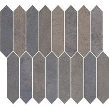 Gambini Heartland С000599004 Heartland_Mosaico_Picket_Charcoal Mozaïek 25x29 cm, Italië, kotto - foto 1 - foto 1
